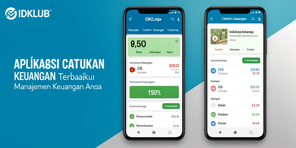 Tampilan antarmuka IDKLUB yang bersih dan mudah digunakan.
