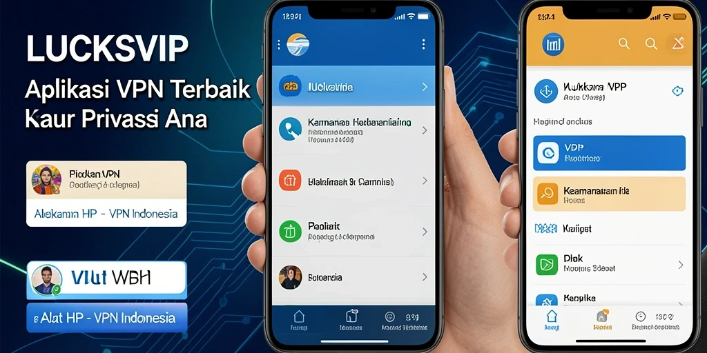 Antarmuka LUCKSVIP yang sederhana dan mudah digunakan.
