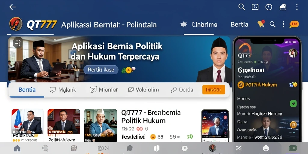 Antarmuka QT777 yang intuitif dan informatif.