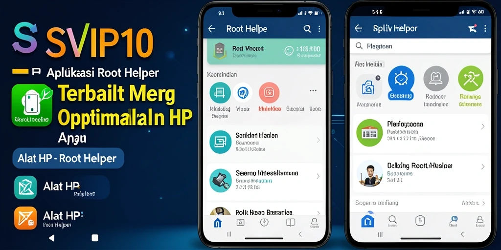 Tampilan antarmuka SVIP10 yang sederhana dan mudah dipahami.