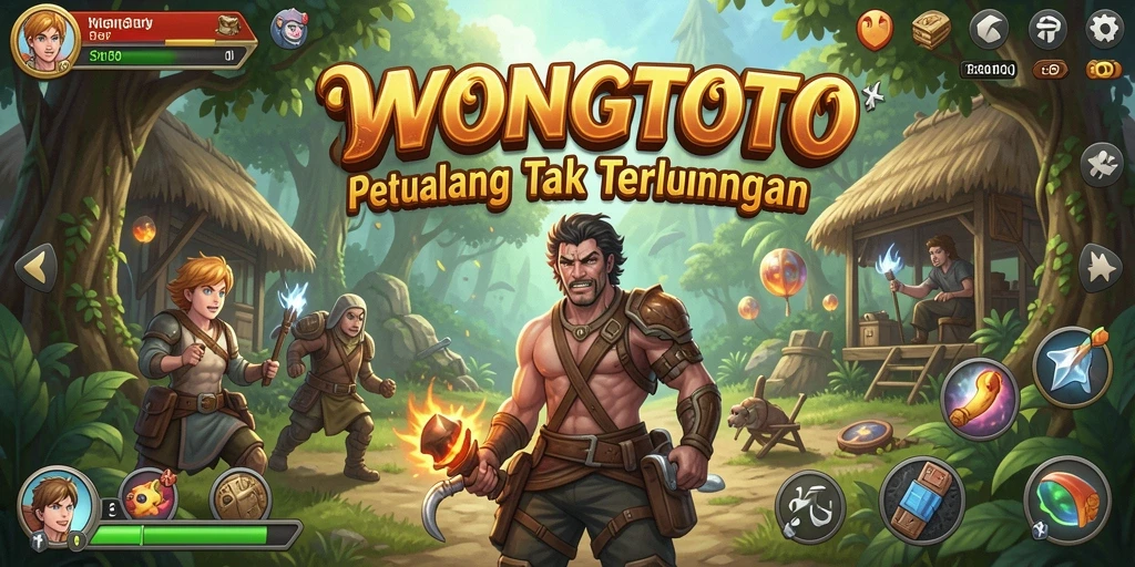 Tampilan antarmuka WONGTOTO yang menggugah selera petualangan.